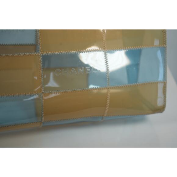 Vintage Chanel 1998 Choco Cuba PVC Tote Bag FREE COA - Picture 10 of 11